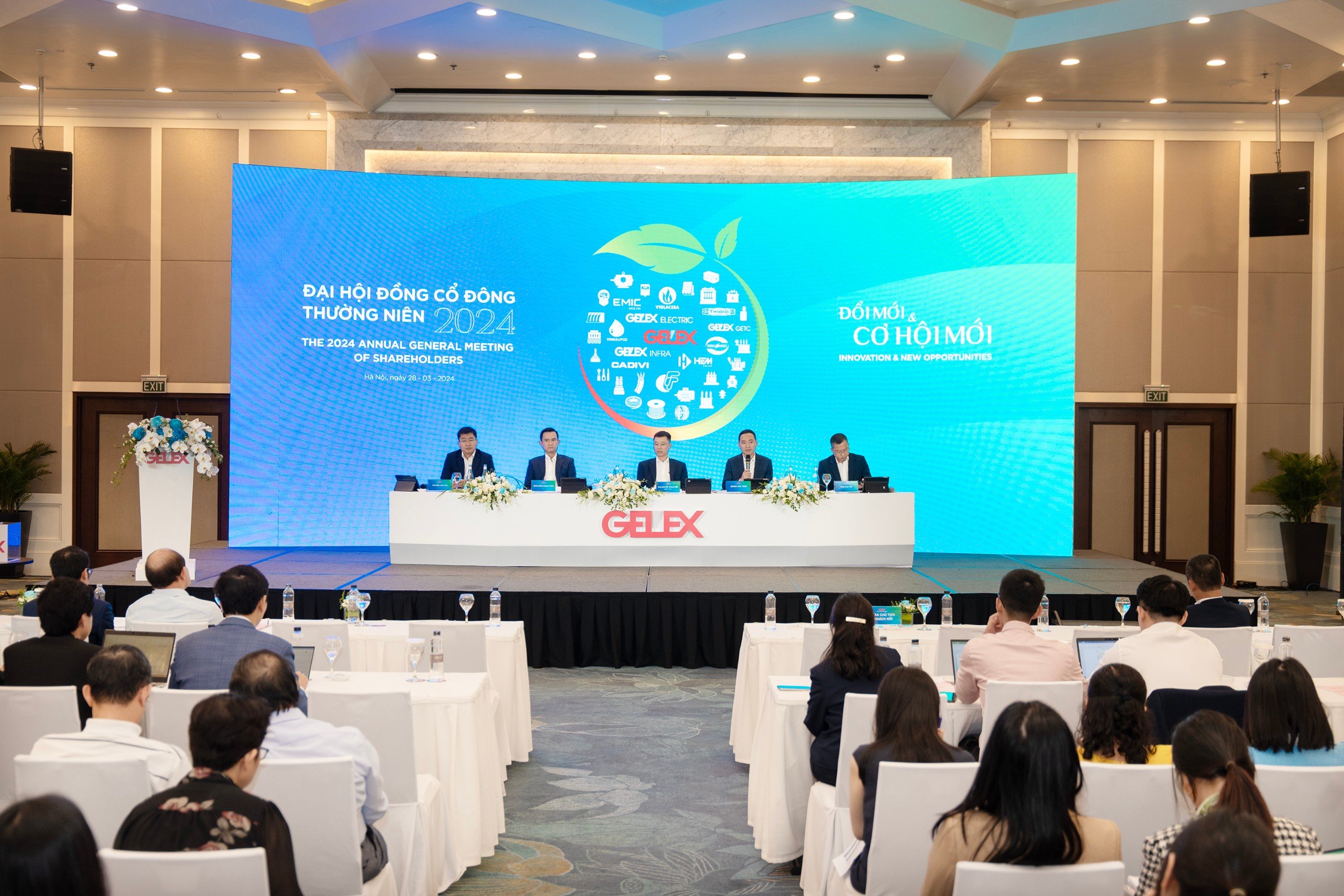 Đại hội đồng cổ đông 2024 của Tập đoàn GELEX diễn ra thành công